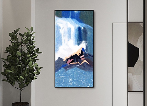 玄關(guān)北歐風(fēng)裝飾畫制作