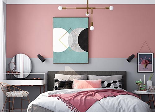 臥室抽象裝飾畫制作