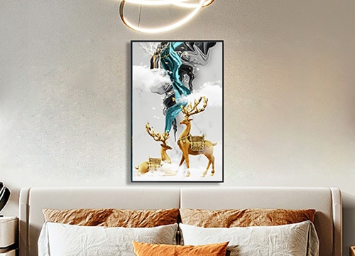 臥室輕奢裝飾畫制作