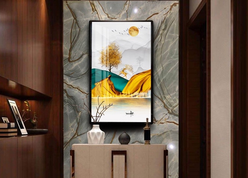 走廊現(xiàn)代裝飾畫制作