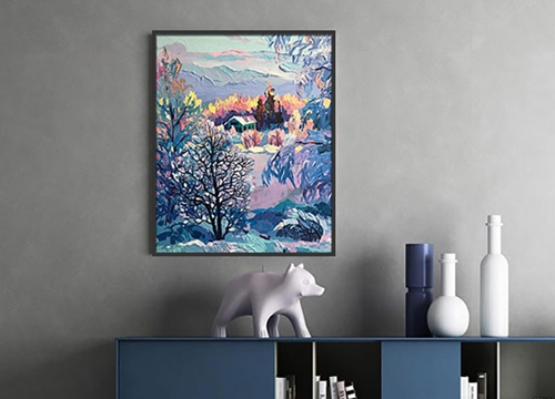 客廳鄉(xiāng)村風(fēng)裝飾畫制作