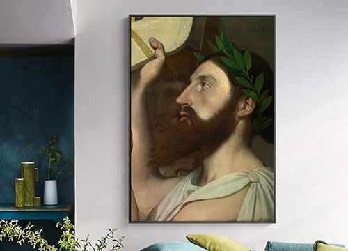 客廳古典裝飾畫制作