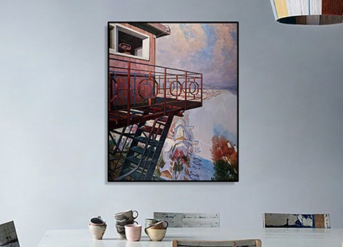 餐廳復(fù)古裝飾畫制作